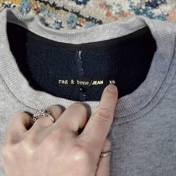 Rag & Bone fleece lined sweatshirt - Picture 6 of 6